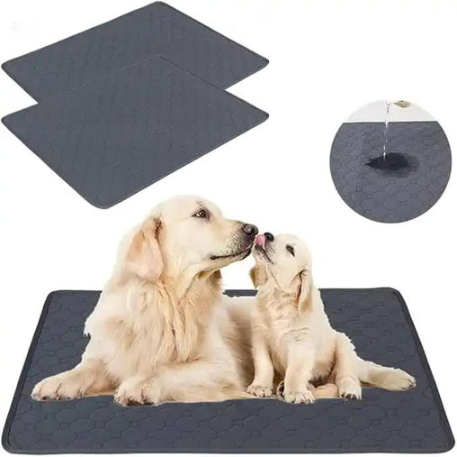 2 PCS Washable Waterproof Pet Pad -Non-Slip, Absorbent, Reusable Mat for Dogs and Cats L(100*70cm) Pet Care > Cleaning & Maintenance > Pet Cleaning Supplies V888-ELOSUNG10424 Online Furniture