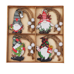 (2 set)Christmas Gnome Ornaments Set - Festive Wooden Decorations for Tree, Set of 12 Occasions > Christmas > Christmas Decorations V888-ELOSUNG11095 Online Furniture