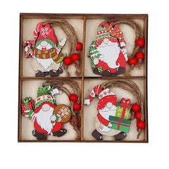 (2 set)Christmas Gnome Ornaments Set - Festive Wooden Decorations for Tree, Set of 12 Occasions > Christmas > Christmas Decorations V888-ELOSUNG11096 Online Furniture