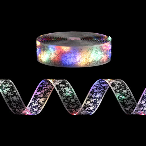 20M Christmas Lights Ribbon Fairy Light 200 LED Colored Jingle Jollys Occasions > Christmas > Outdoor Decorations & Lights XMAS-ST200-20M-MC Online Furniture