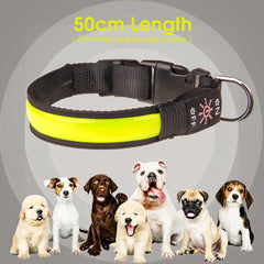 50cm Rechargeable Light-up LED Pet Collar Pet Care > Dog Supplies > Dog Collars, Leads & Harnesses V915-ZP0115 Online Furniture