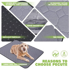 70X50cm Washable Pet Dog Pee Pad Reusable Cat Puppy Training Wee Absorbent Mat Pads Bed Pet Care > Dog Supplies > Dog Training Aids V201-W12901918 Online Furniture