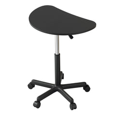Artiss Laptop Desk Portable Height Adjustable Table Caster Wheels 60CM Black - ozily