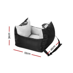 i.Pet Dog Car Seat Booster Cover Dog Bed Portable Waterproof Belt Non Slip - Furniture Ozily