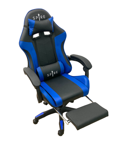 Spire ZINC Gaming Chair Black/Blue - ozily