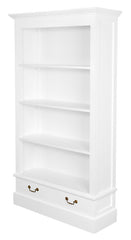 Tasmania 2 Drawer Bookcase (White) - ozily