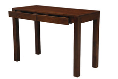 Amsterdam Solid Mahogany Timber 2 Drawer Desk (Mahogany) - ozily