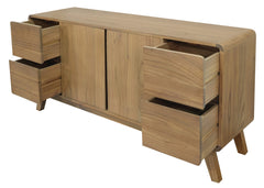 Providence 2 Door 4 Drawer Sideboard (Natural) - ozily