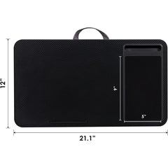 EKKIO Multifunctional Portable Bed Tray Laptop Desk with Cushion (Black) EK-BT-105-XY - ozily