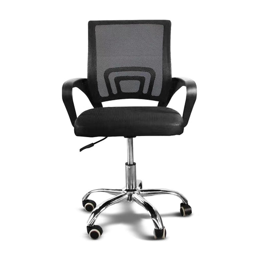 EKKIO Ergonomic Office Chair with Breathable Mesh Design and Lumbar Back Support (Black) EK-OC-104-JF - ozily