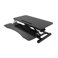 EKKIO Adjustable Standing Desk Riser Stand Up Desk Converter (Black) EK-DSR-101-MS - ozily