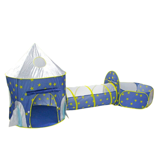 GOMINIMO 3 in 1 Sky Style Kids Play Tent with Carrying Bag (Blue and Yellow) GO-KT-100-LK - Furniture Ozily