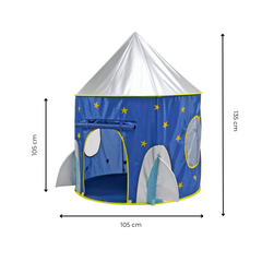 GOMINIMO 3 in 1 Sky Style Kids Play Tent with Carrying Bag (Blue and Yellow) GO-KT-100-LK - Furniture Ozily