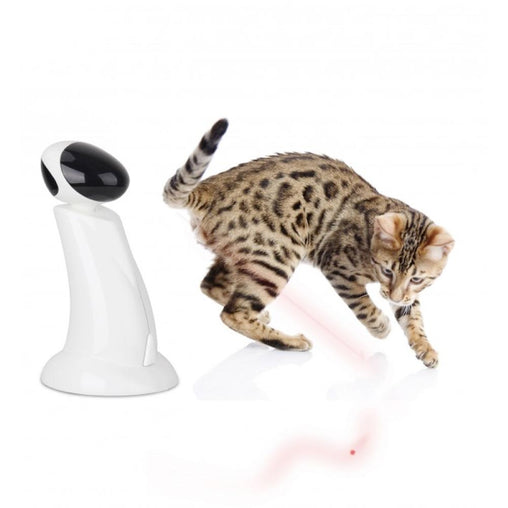 Laser Beam Cat Toy - Interactive Automatic Robot Pointer Pet Kitty Play - AFP - Furniture Ozily