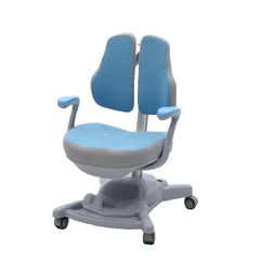 Height Adjustable Children Kids Ergonomic Study Desk Chair Set 120cm Blue Pink AU - Furniture Ozily