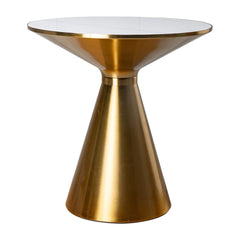 Golden Halo Round Side Table - Furniture Ozily