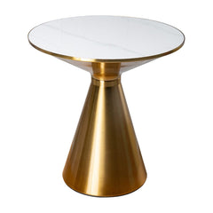 Golden Halo Round Side Table - Furniture Ozily