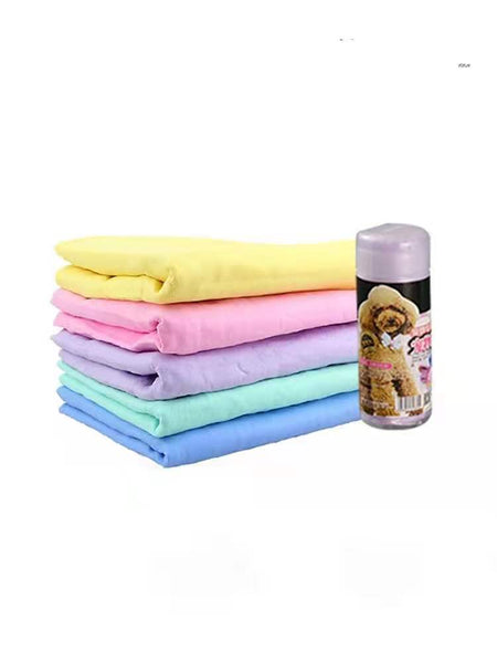 YES4PETS 4 x Pet Cat Dog Strong Absorbent Towel Wash Towel Bath Multipurpose Towel - Furniture Ozily