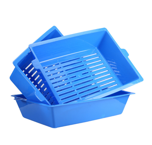 YES4PETS Lift and Sift Self Cleaning Kitty Litter Trays Cat Litter Tray Toilet Sifting Slotted Trays - Furniture Ozily