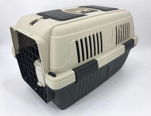 YES4PETS Medium Portable Dog Cat House Pet Carrier Travel Bag Cage+Safety Lock & Food Box - Furniture Ozily