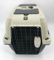YES4PETS Medium Portable Dog Cat House Pet Carrier Travel Bag Cage+Safety Lock & Food Box - Furniture Ozily