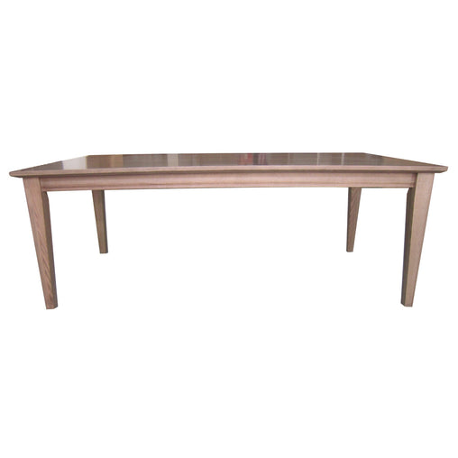 Fairmont 210cm Dining Table Solid Tasmanian Oak Timber Wood Smoke - ozily