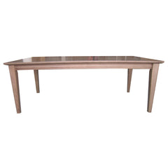 Fairmont 210cm Dining Table Solid Tasmanian Oak Timber Wood Smoke - ozily
