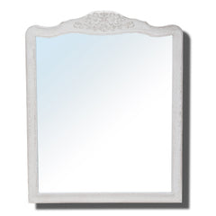 Alice Dresser Mirror 6 Chest of Drawers Tallboy Storage Cabinet Distressed White - ozily