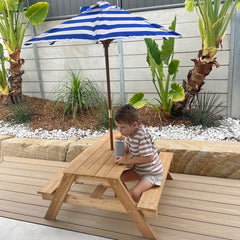 Lifespan Kids Sunrise Sand & Water Table with Umbrella - Furniture Ozily
