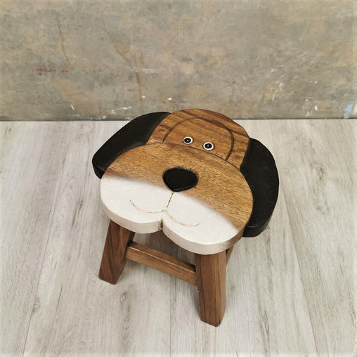 Kids Wooden Stools Dog - Furniture Ozily
