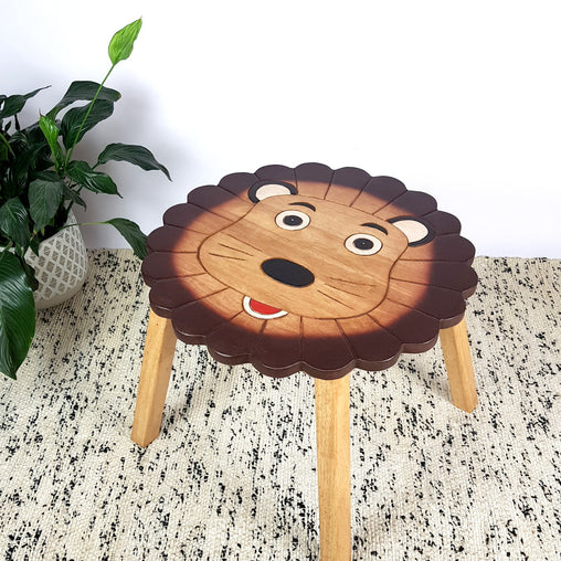 Kids Wooden Table Lion - Furniture Ozily