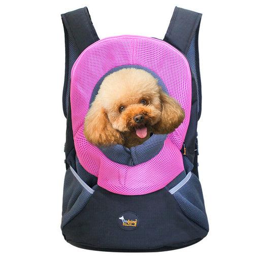 Ondoing Pet Carrier Backpack Adjustable Dog Puppy Cat Front Carrier Head Out - Furniture Ozily