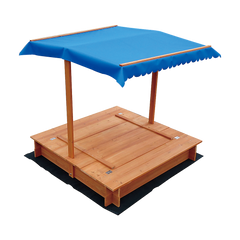 Kids Wooden Toy Sandpit with Canopy - Furniture Ozily