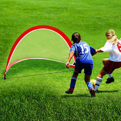 Portable Kids Soccer Goals Set – 2 Pop Up Soccer Goals, Cones, Goal Carry Bag - Furniture Ozily