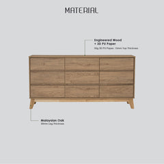 Hirado Sideboard Buffet - Natural - Furniture Ozily