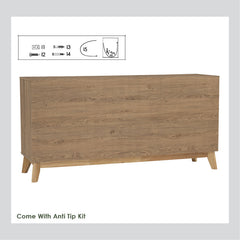 Hirado Sideboard Buffet - Natural - Furniture Ozily