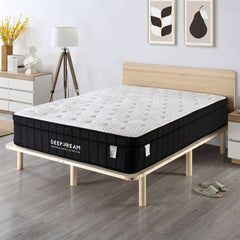Charcoal Infused Super Firm Pocket Mattress Queen - Furniture Ozily