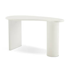 Cobble White Office Desk - Furniture Ozily