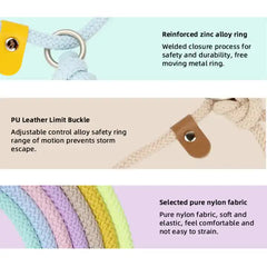 Adjustable Slip-On Dog Leashes - Lightweight and Comfortable Training Leads for Pets 3.35cm*8mm (Coffee, 2 pieces) Pet Care > Dog Supplies > Dog Collars, Leads & Harnesses V888-ELOSUNG10542 Online Furniture