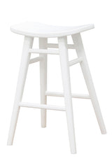 Aria Oval Solid Timber Counter Stool (White) Furniture > Bar Stools & Chairs > Table & Bar Stools V199-BR068OVWH Online Furniture