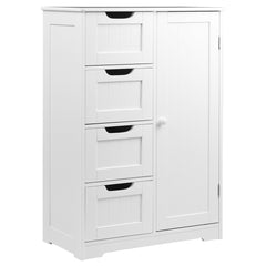 Artiss Bathroom Cabinet Storage Drawers White Furniture > Bathroom > Bathroom Cabinets, Cupboards & Storage FURNI-G-BATH-5078-WH Online Furniture