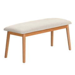 Artiss Dining Bench Upholstery Seat Stool Chair Cushion Furniture Oak 106cm Furniture > Dining UPHO-C-DIN-01-FA-BG Online Furniture