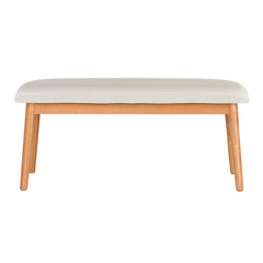 Artiss Dining Bench Upholstery Seat Stool Chair Cushion Furniture Oak 106cm Furniture > Dining UPHO-C-DIN-01-FA-BG Online Furniture