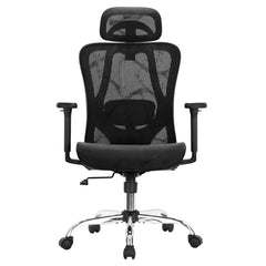 Artiss Ergonomic Office Chair Recline Black Furniture > Bar Stools & Chairs OCHAIR-H-FZ20-BK Online Furniture