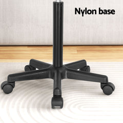 Artiss Laptop Desk Portable Height Adjustable Table Caster Wheels 60CM Black Furniture > Office LA-DESK-RD-60-BK Online Furniture