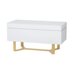 Artiss Storage Ottoman Blanket Box Criss-cross Linen White Furniture > Living Room > Ottomans & Footstools OTM-RTA-08-CRO-WH Online Furniture