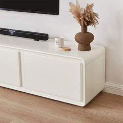 Astrid White TV Stand Furniture > Living Room V80-ADLN-TV200-WHT Online Furniture