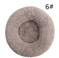 Calming Donut Pet Bed -Soft Faux Fur, Anti-Anxiety Fluffy Round Bed for Cats and Small Dogs (Beige Brown)40cm Pet Care > Dog Supplies > Dog Beds V888-ELOSUNG10275 Online Furniture