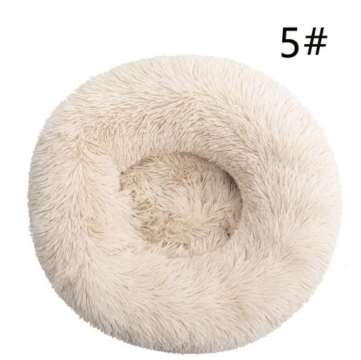 Calming Donut Pet Bed -Soft Faux Fur, Anti-Anxiety Fluffy Round Bed for Cats and Small Dogs (Light Brown)40cm Pet Care > Dog Supplies > Dog Beds V888-ELOSUNG10265 Online Furniture