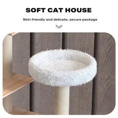 Cat Tree Scratching Post Trees Scratcher Tower Condo House Furniture Pet Care > Cat Supplies V488-PCFM-B Online Furniture